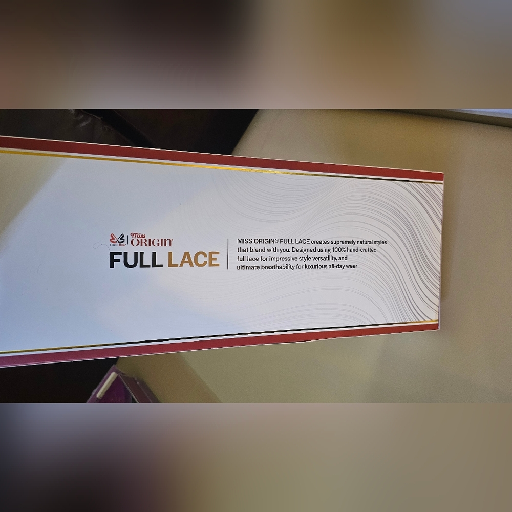 NIB Full Lace Human Hair Blend Premium Wig Fs4/27/30 - Picture 7 of 10